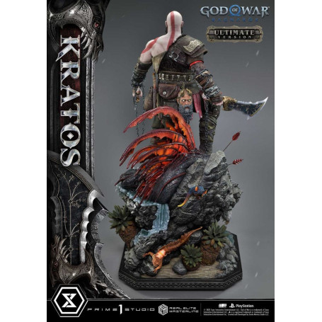 Prime 1 Studio - God of War: Ragnarok - Kratos Ultimate Bonus Version - Real Elite Masterline Series 1/3