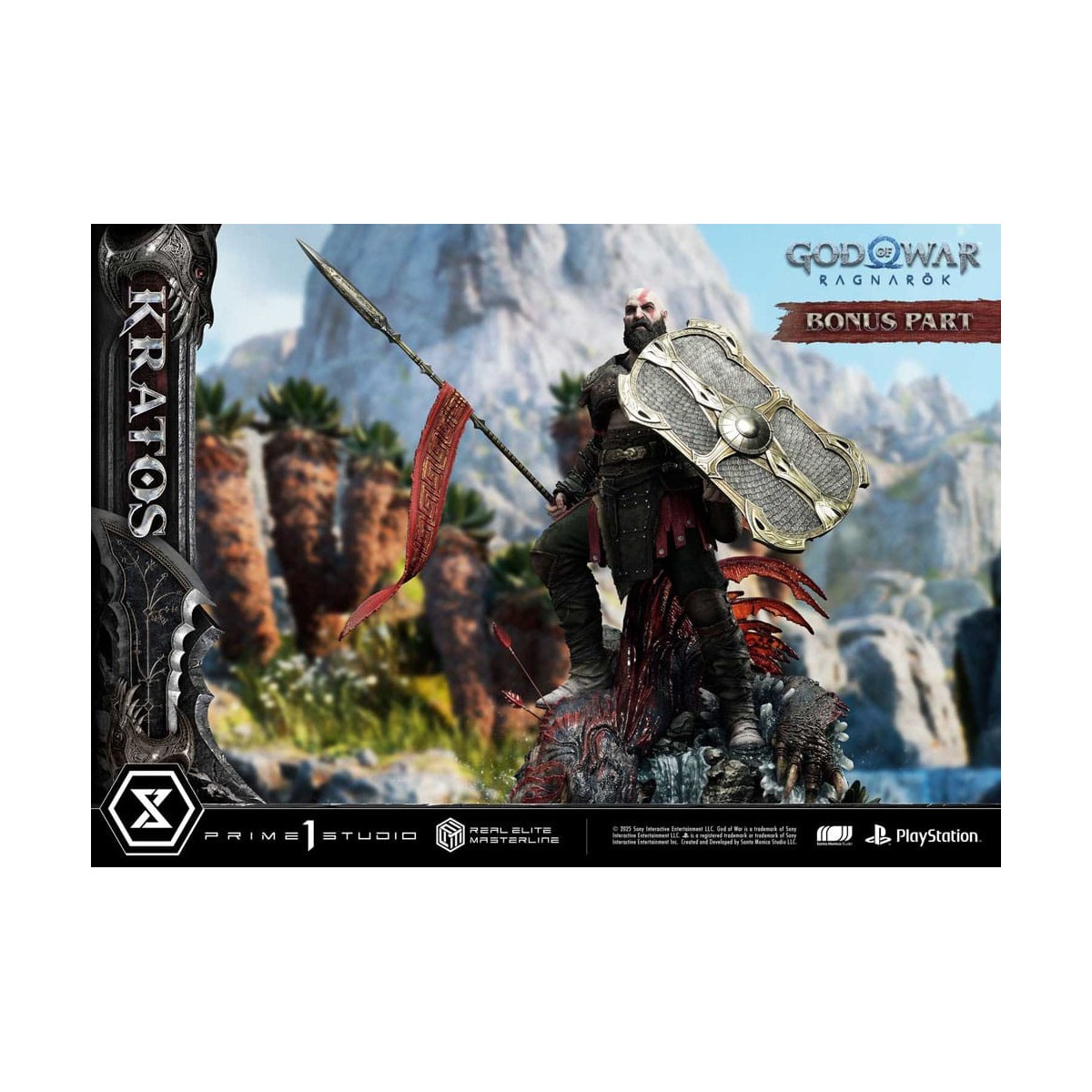 Prime 1 Studio - God of War: Ragnarok - Kratos Ultimate Bonus Version - Real Elite Masterline Series 1/3