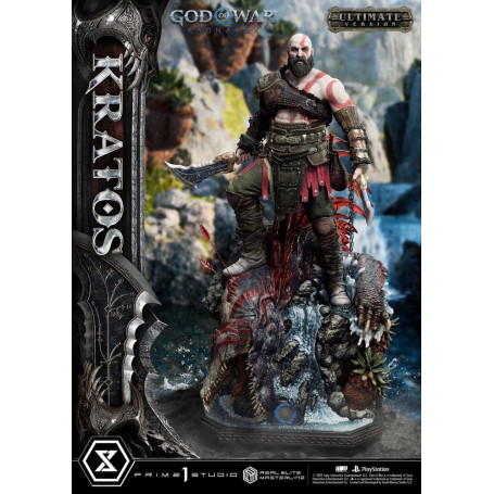 Prime 1 Studio - God of War: Ragnarok - Kratos Ultimate Bonus Version - Real Elite Masterline Series 1/3