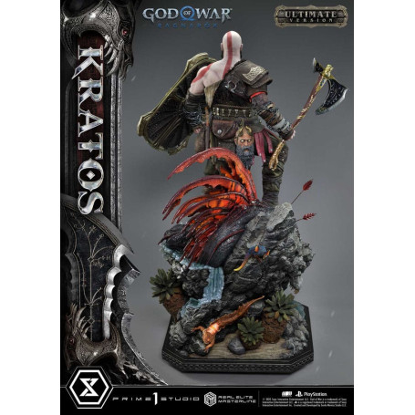 Prime 1 Studio - God of War: Ragnarok - Kratos Ultimate Bonus Version - Real Elite Masterline Series 1/3