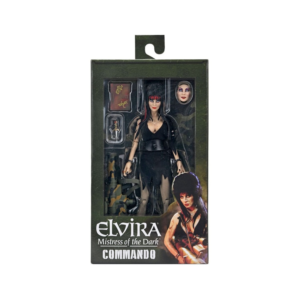 Neca - Elvira Mistress of the Dark - Commando Elvira - Retro Cloth