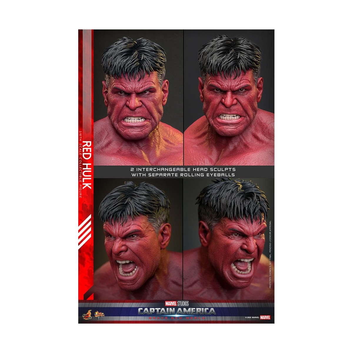 Hot Toys - RED HULK MMS 1/6 - Captain America: Brave New World