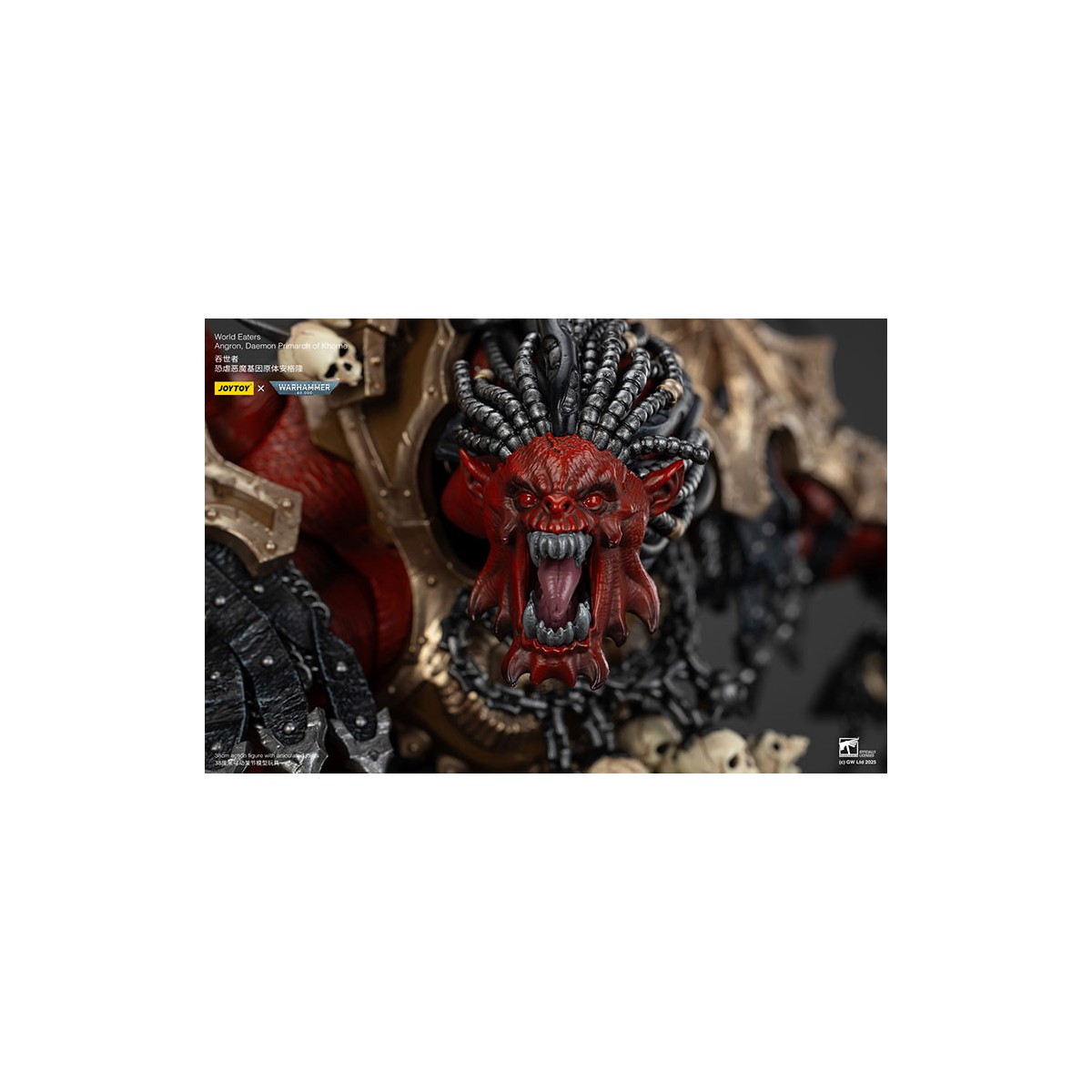 Joytoy - Warhammer - World Eaters - Angron Daemon Primarch of Khorne 1/18 - Warhammer 40000