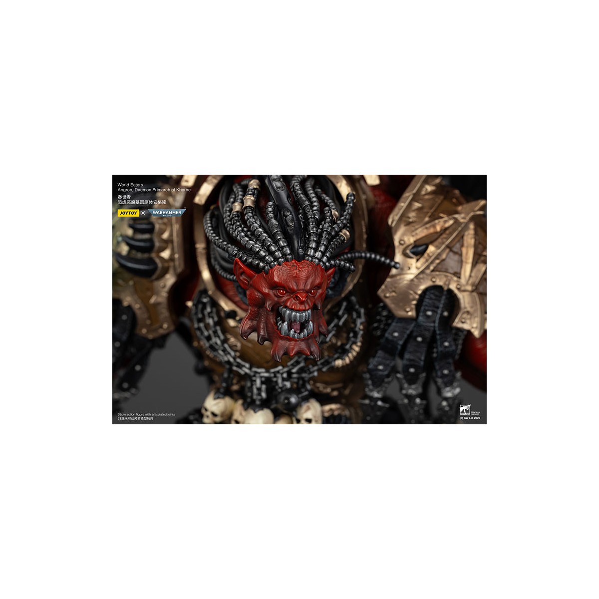 Joytoy - Warhammer - World Eaters - Angron Daemon Primarch of Khorne 1/18 - Warhammer 40000