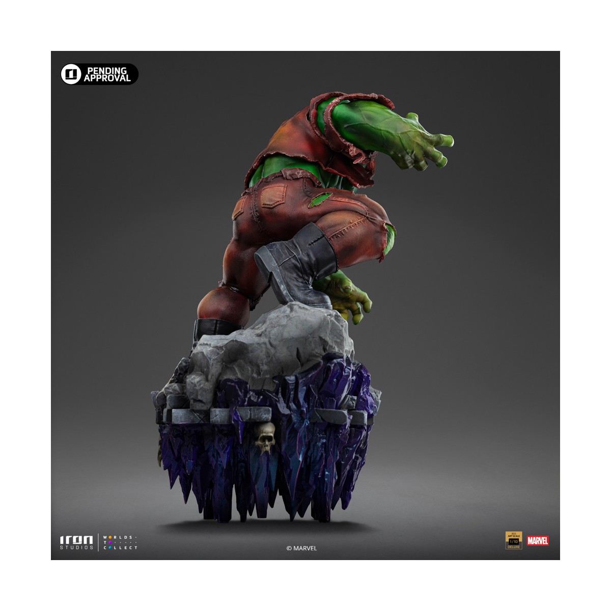 Iron Studios Marvel - Hulk 1/10 Deluxe Art Scale - Infinity Gauntlet Diorama
