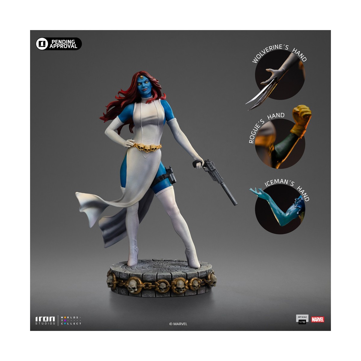 Iron Studios Marvel Comics - X-Men - Mystique 1/10 BDS Art Scale