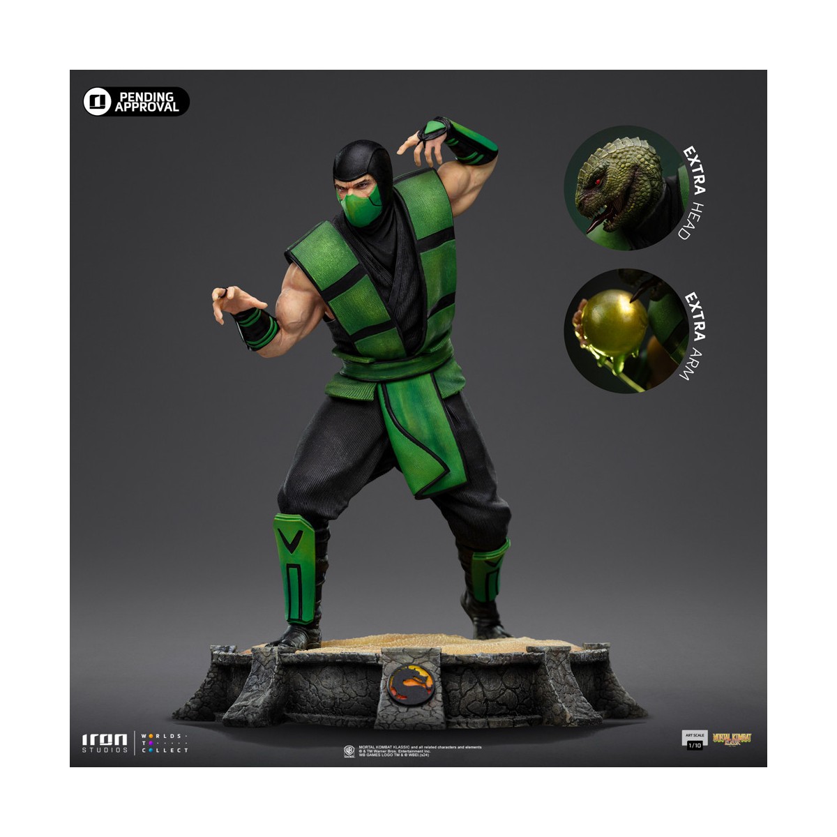 Iron Studios - Mortal Kombat - Reptile BDS Art Scale 1/10