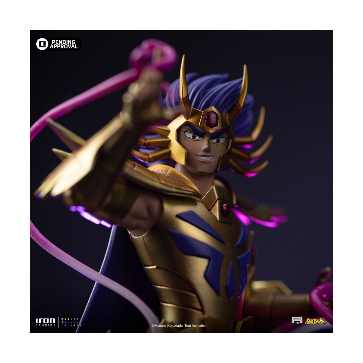 Iron Studios - Saint Seiya - Cancer Deathmask BDS Art Scale 1/10 - Knights of the Zodiac