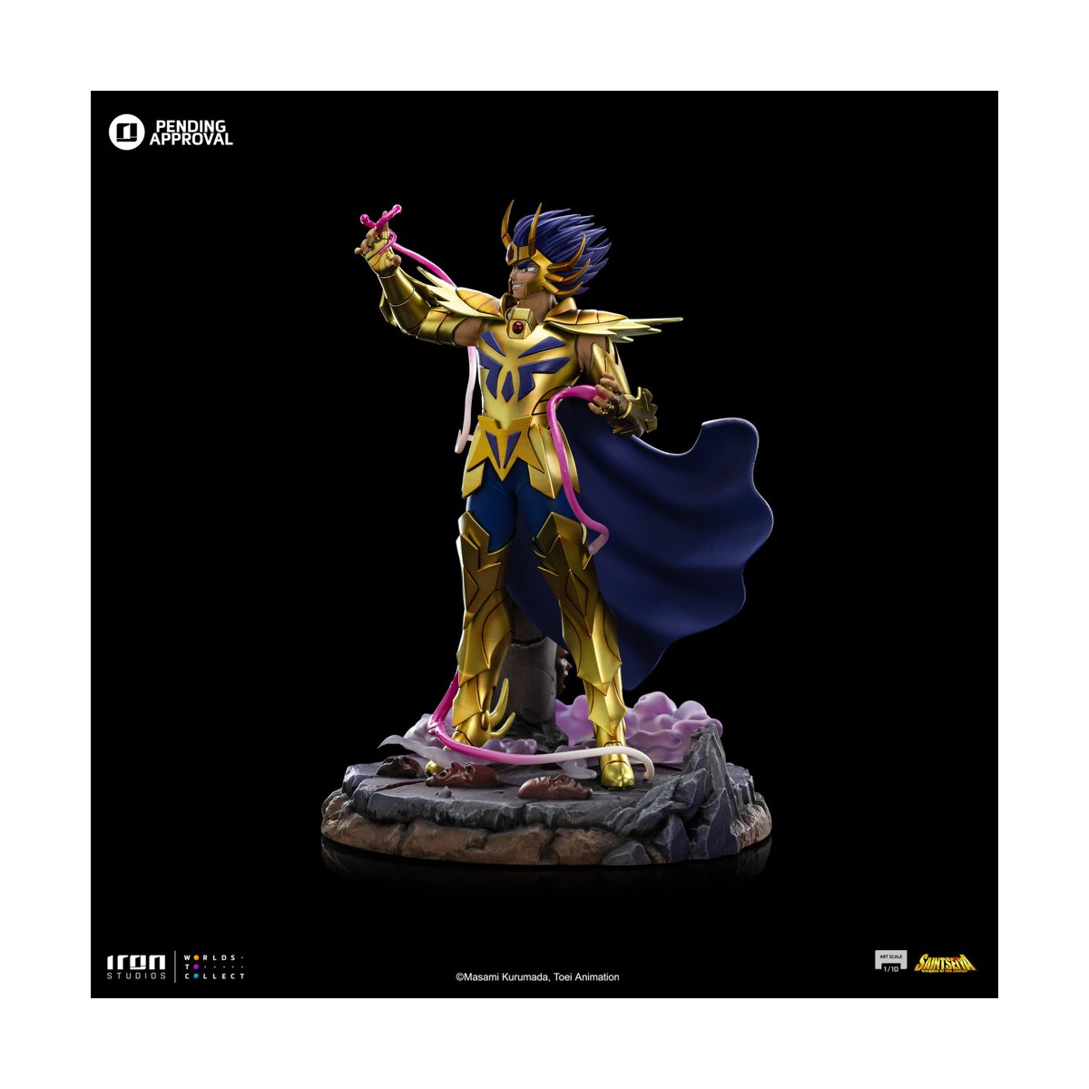 Iron Studios - Saint Seiya - Cancer Deathmask BDS Art Scale 1/10 - Knights of the Zodiac