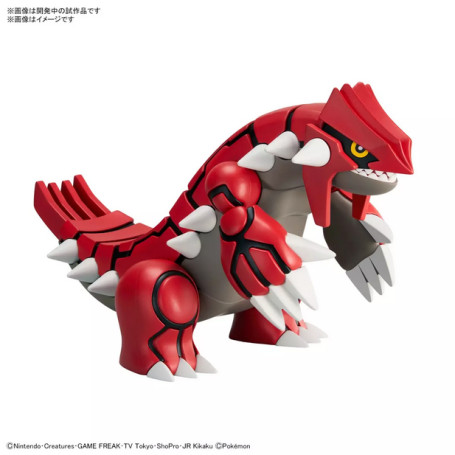 Bandai - Pokepla 54 - GROUDON Model Kit Pokemon - Pokemon Select series