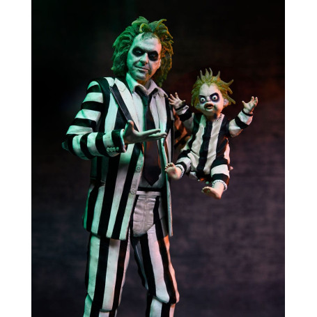 Neca BeetleJuice Beetlejuice - Ultimate Striped Suit Beetlejuice