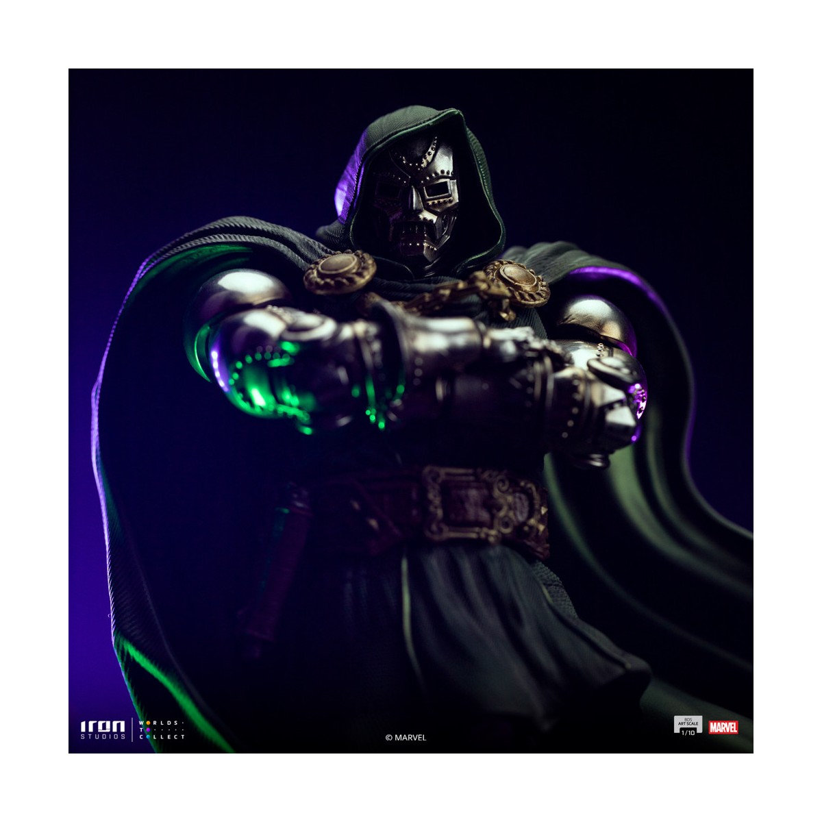 Iron Studios Marvel - DR. Doom 1/10 BDS Art Scale - Infinity Gauntlet Diorama