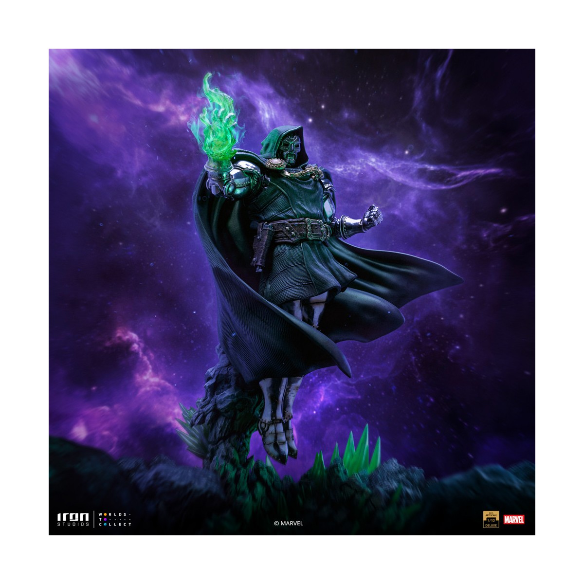 Iron Studios Marvel - DR. Doom 1/10 Deluxe Art Scale - Infinity Gauntlet Diorama