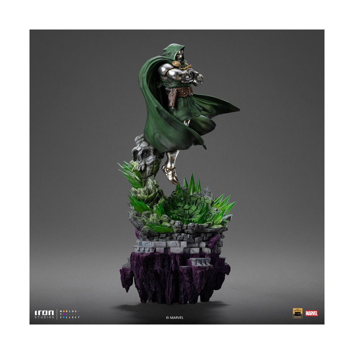 Iron Studios Marvel - DR. Doom 1/10 Deluxe Art Scale - Infinity Gauntlet Diorama