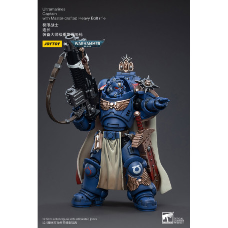 JoyToy - Ultramarines - Ultramarines Captain With Master-crafted Heavy Bolt rifle - Warhammer 40000