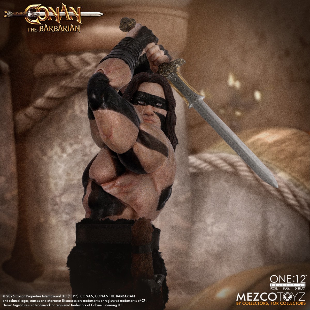 Mezco - One 12 - Conan the Barbarian War Paint Edition - 1/12