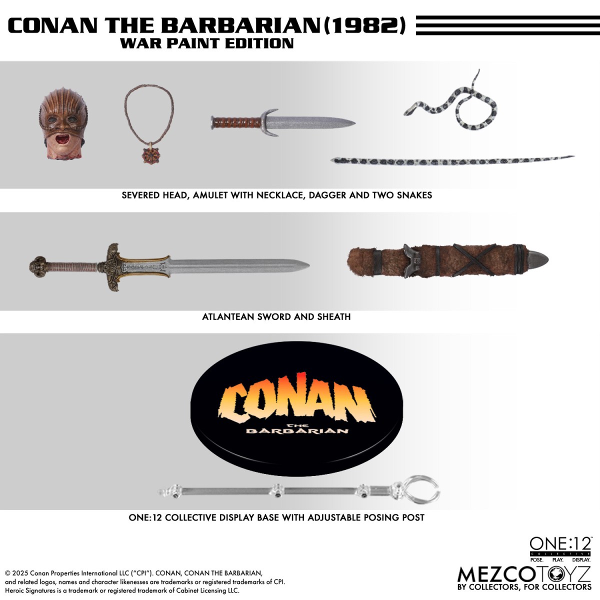 Mezco - One 12 - Conan the Barbarian War Paint Edition - 1/12