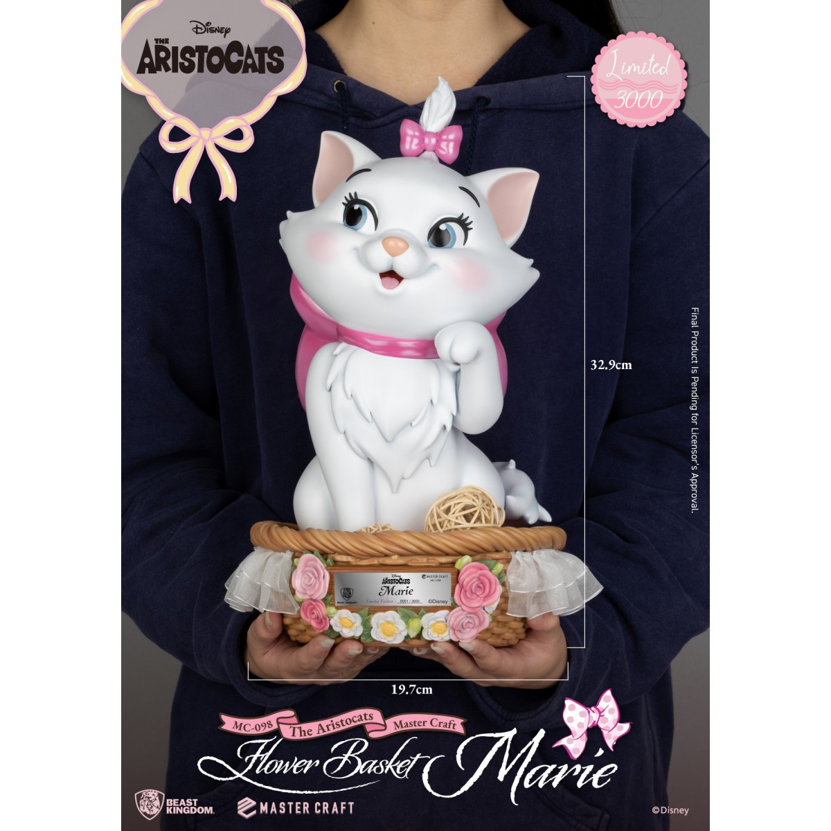 Beast Kingdom Disney - Master Craft - Flower Basket Marie - Les Aristochats