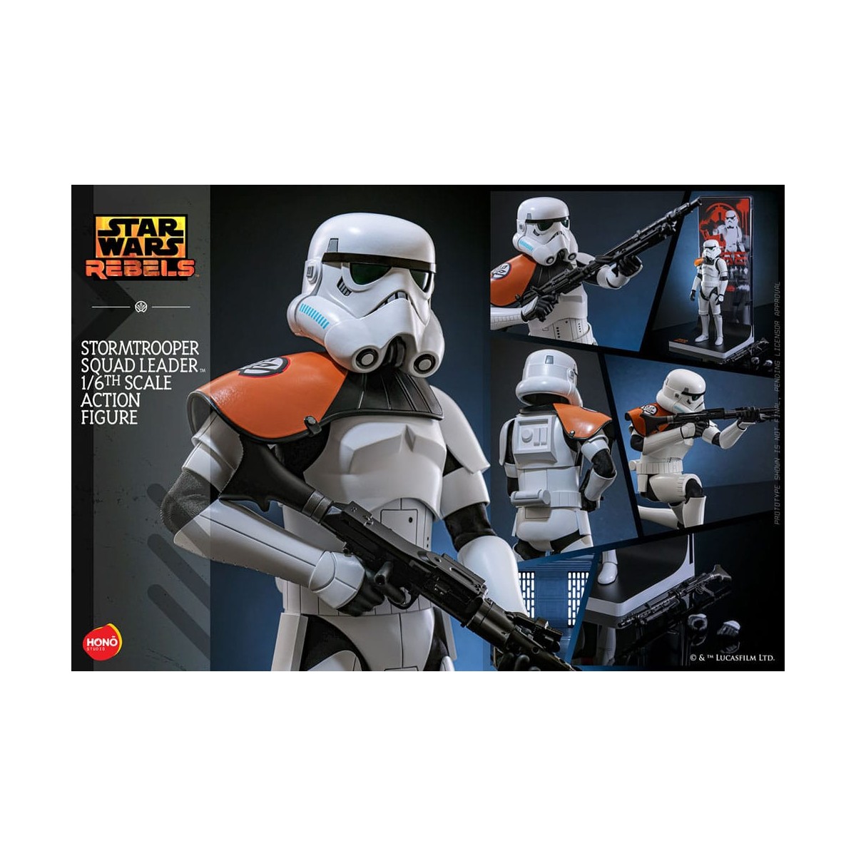 Hot Toys/Hono Studio - Star Wars: Rebels - Stormtrooper Squad Leader 1/6