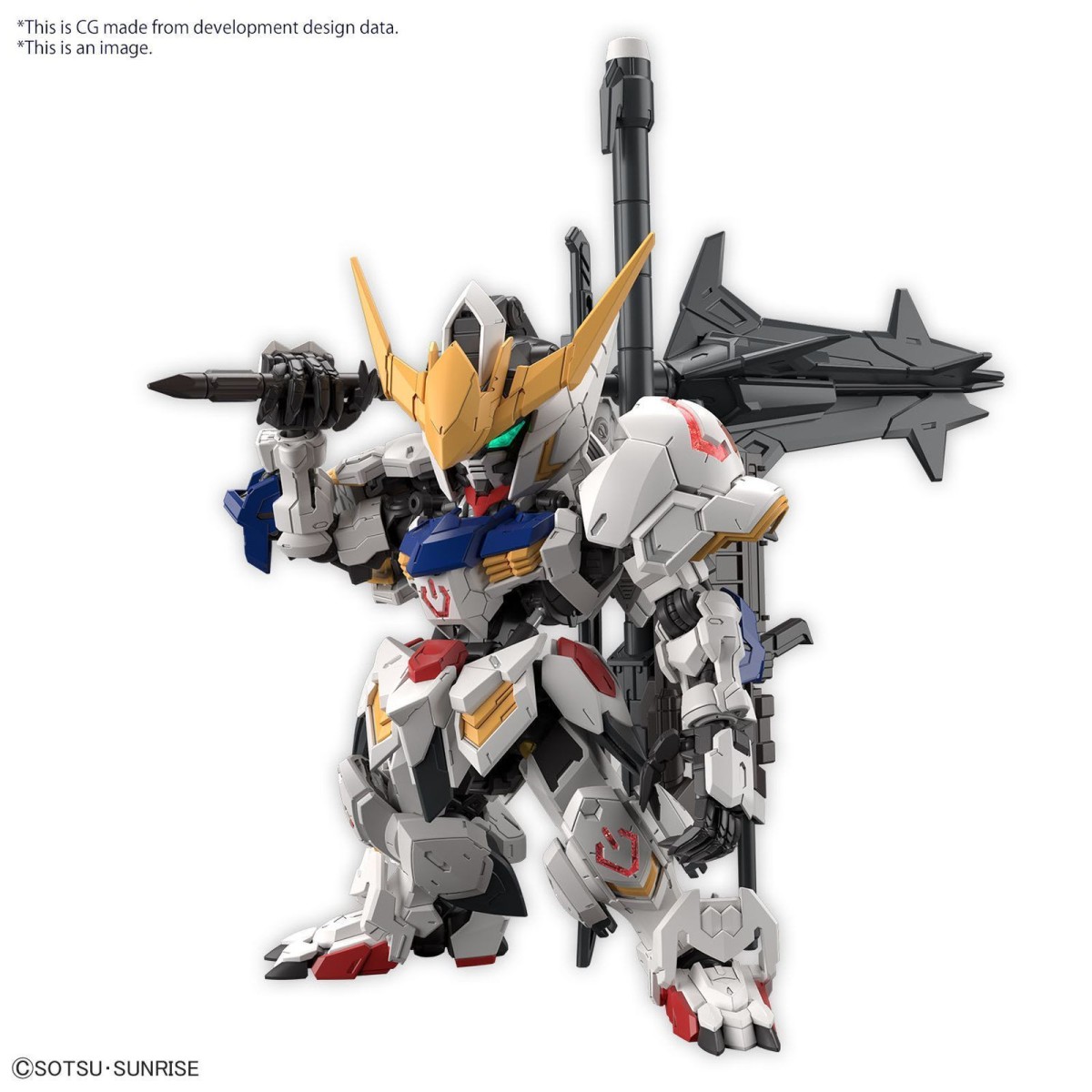 Bandai - Gunpla - Gundam 1/100 MG - SD BARBATOS - Mobile Suit Gundam: Iron-Blooded Orphans