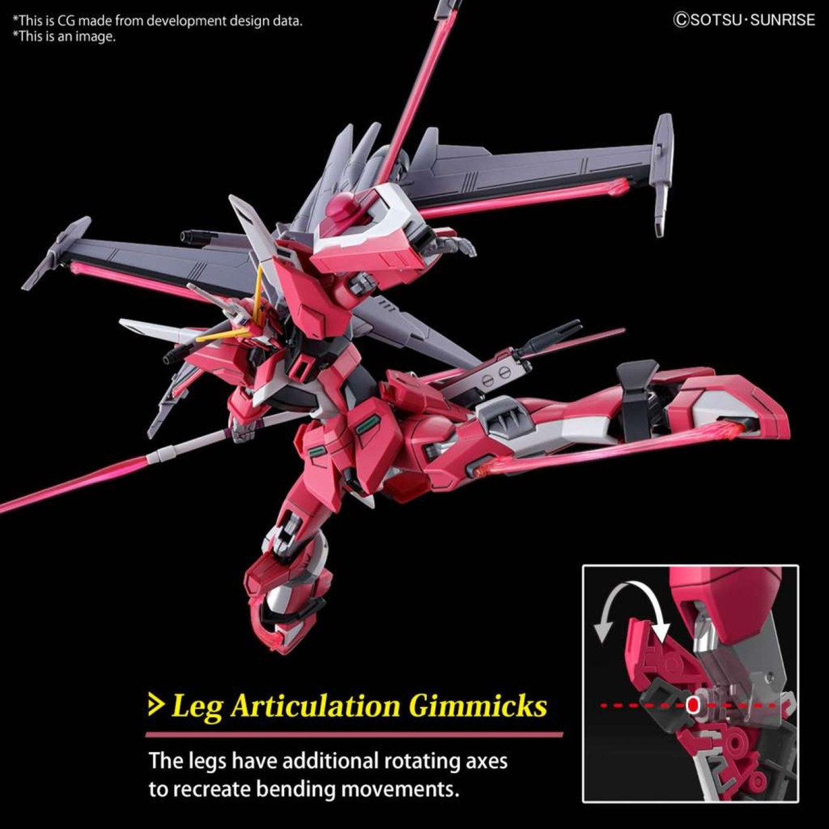 Bandai - Gunpla - 1/144 HG - ZGMF-X19A INFINITE JUSTICE GUNDAM Type II - Gundam Seed