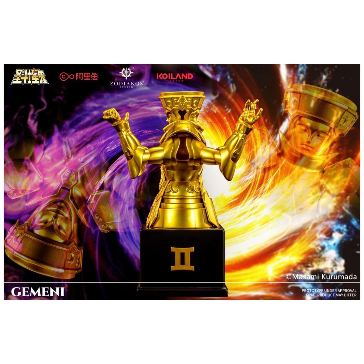 Zodiakos Studio - Gemini Cloth - Totem des Gemeaux 1/6 - Saint Seiya - Knights of the Zodiac Statue