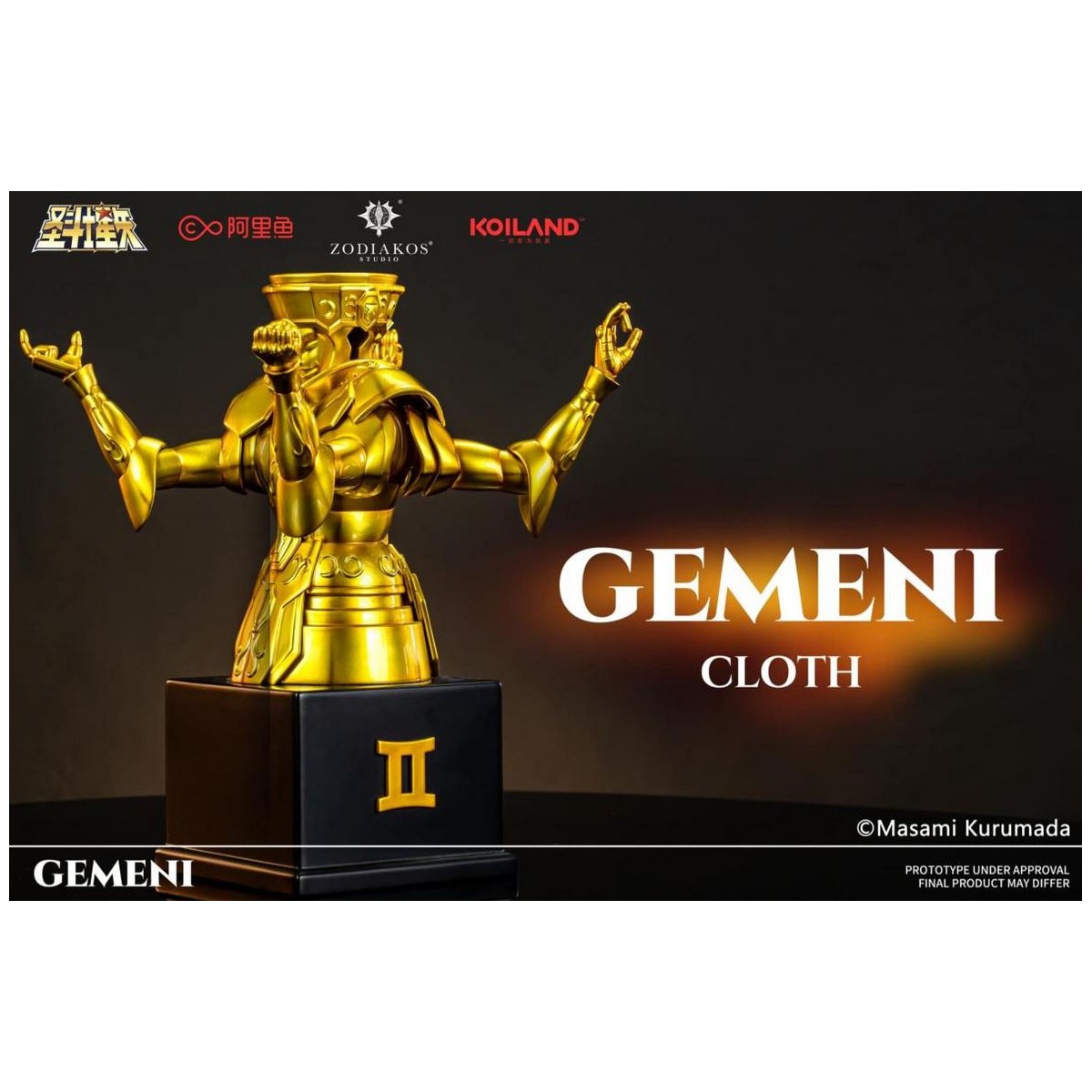 Zodiakos Studio - Gemini Cloth - Totem des Gemeaux 1/6 - Saint Seiya - Knights of the Zodiac Statue