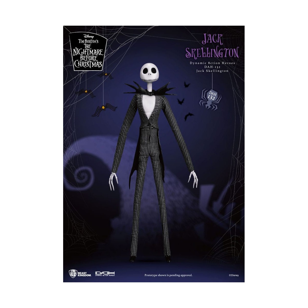Beast Kingdom - Jack Skellington - Mr. Jack's A Christmas Carol Dynamic Action Heroes 1/9