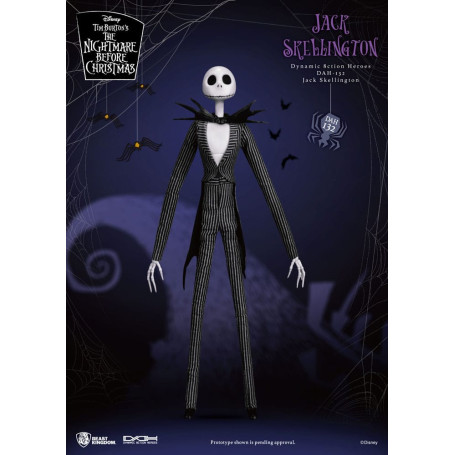 Beast Kingdom - Jack Skellington - Mr. Jack's A Christmas Carol Dynamic Action Heroes 1/9
