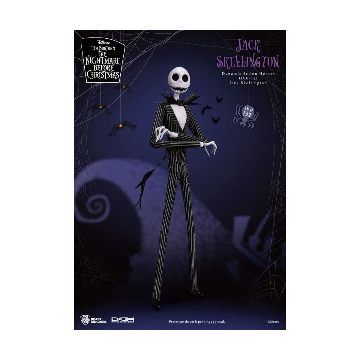 Beast Kingdom - Jack Skellington - Mr. Jack's A Christmas Carol Dynamic Action Heroes 1/9
