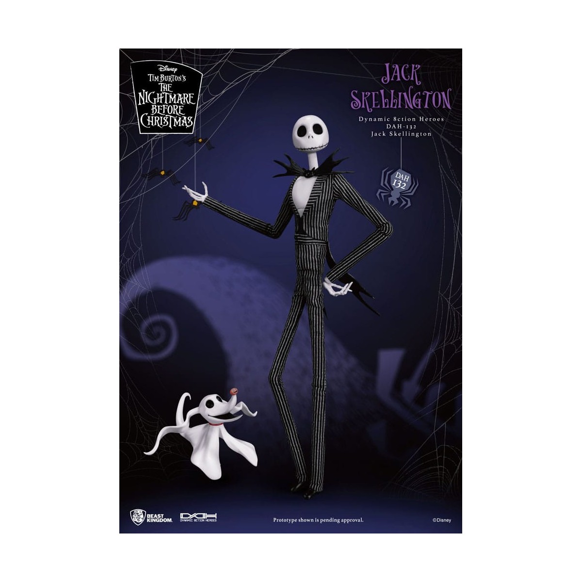 Beast Kingdom - Jack Skellington - Mr. Jack's A Christmas Carol Dynamic Action Heroes 1/9