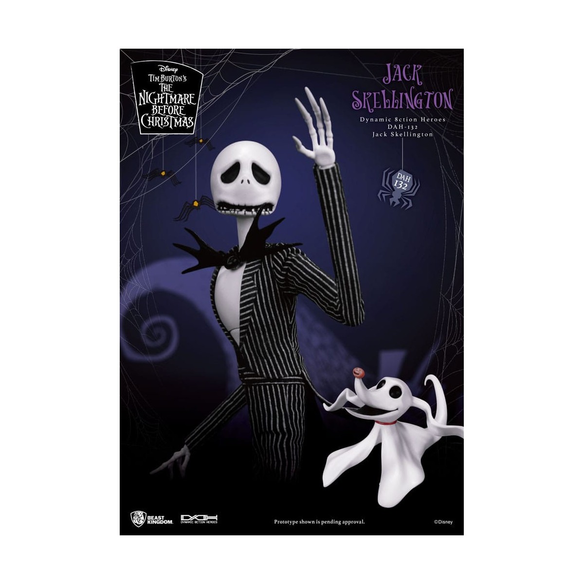 Beast Kingdom - Jack Skellington - Mr. Jack's A Christmas Carol Dynamic Action Heroes 1/9