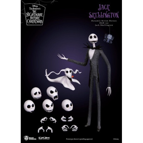 Beast Kingdom - Jack Skellington - Mr. Jack's A Christmas Carol Dynamic Action Heroes 1/9