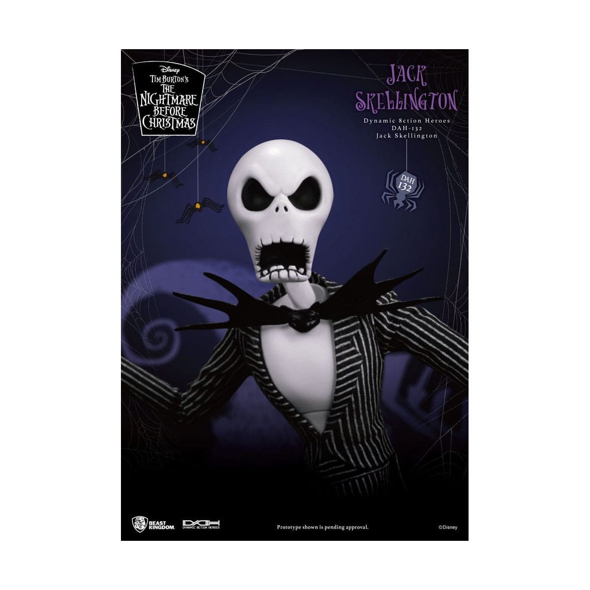 Beast Kingdom - Jack Skellington - Mr. Jack's A Christmas Carol Dynamic Action Heroes 1/9