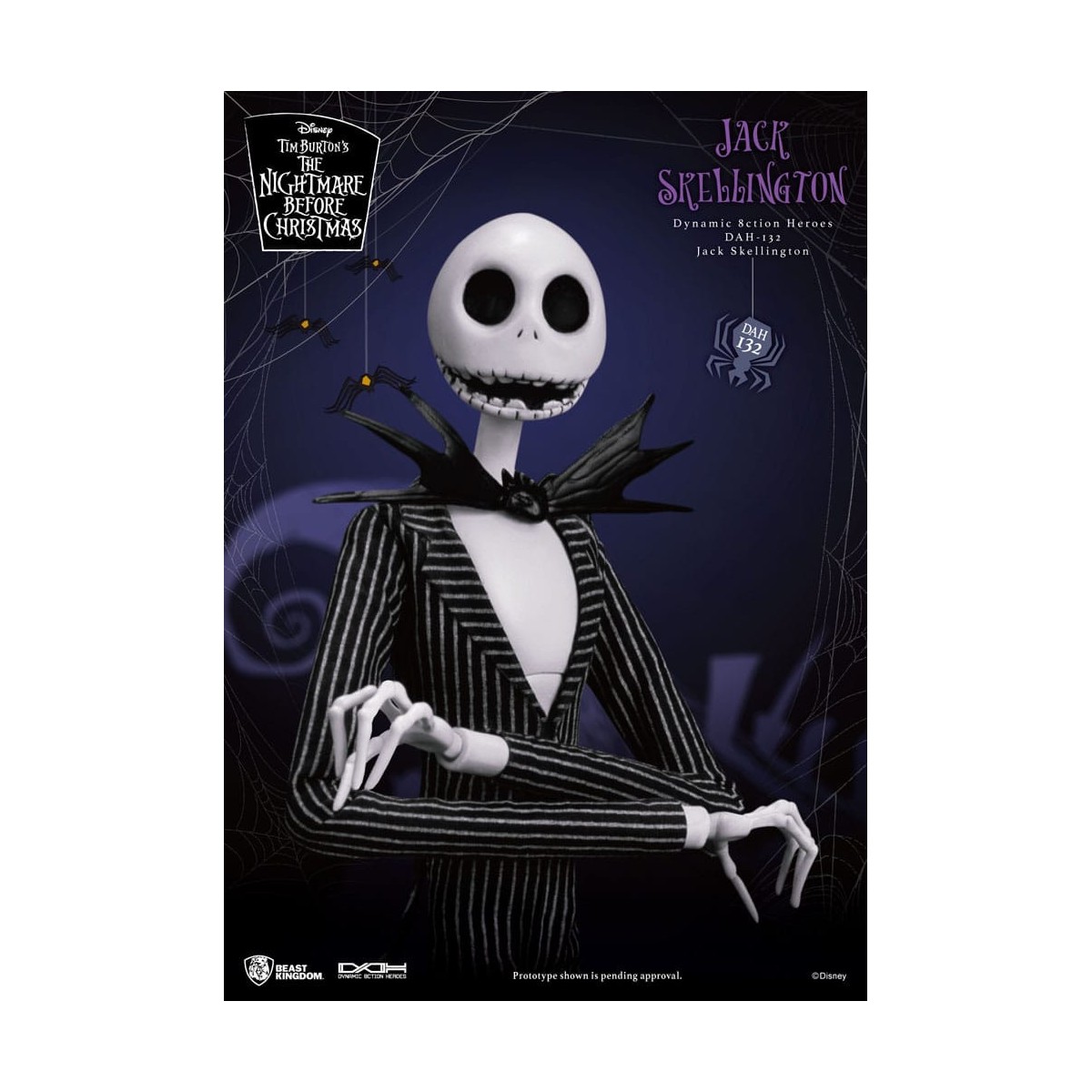 Beast Kingdom - Jack Skellington - Mr. Jack's A Christmas Carol Dynamic Action Heroes 1/9