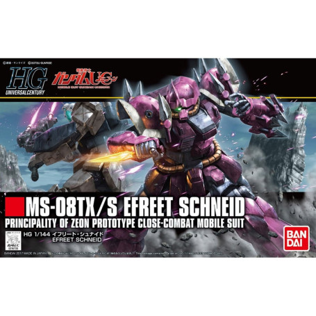 Bandai - Gunpla - 1/144 HG- MS-08TX/S EFREET SCHNEID - Mobile Suit Gundam Unicorn - Universe Century