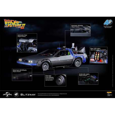 Blitzway - Back to the Future 2 Time Machine Premium UMS 1/6 - Delorean