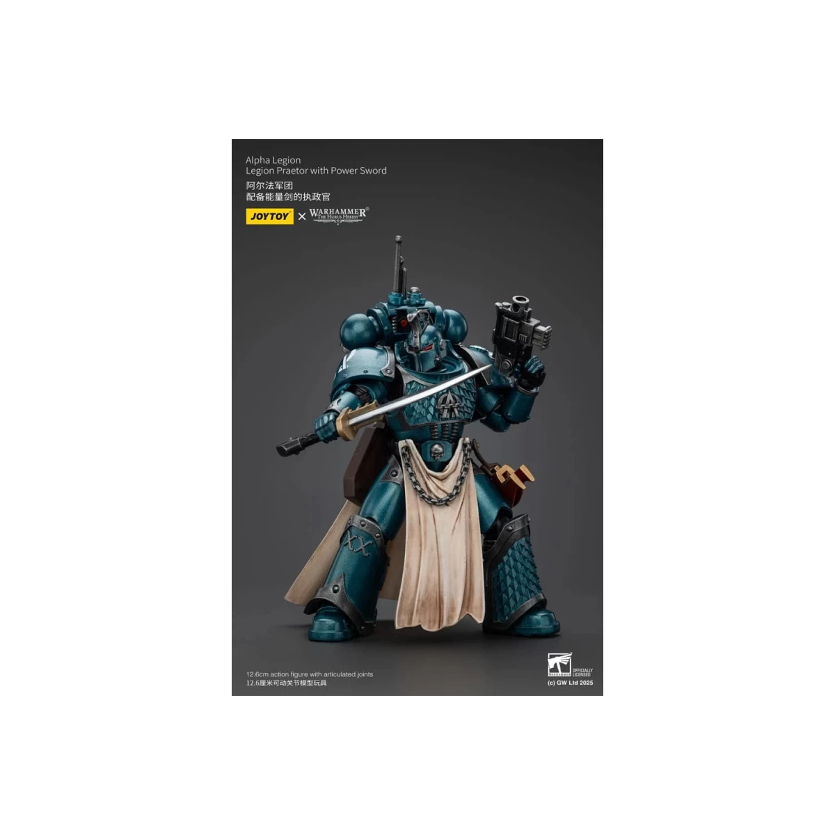 Joytoy - Warhammer - Alpha Legion - Praetor with Power Sword - The Horus Heresy