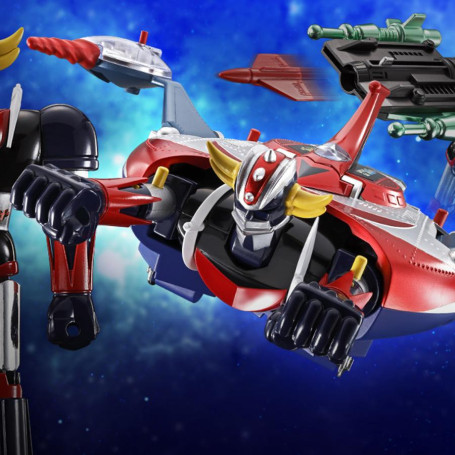 Tamashii Bandai Soul of Chogokin - Popy Chogokin DELUXE Grendizer & UFO Spazer - Goldorak