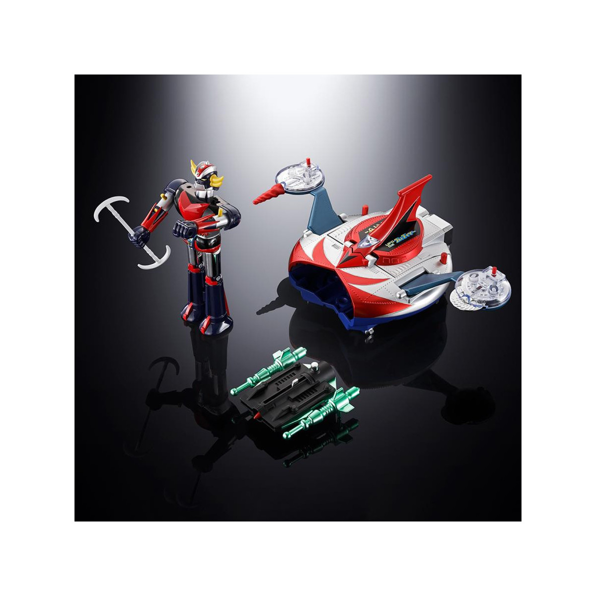 Tamashii Bandai Soul of Chogokin - Popy Chogokin DELUXE Grendizer & UFO Spazer - Goldorak