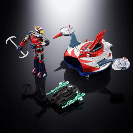 Tamashii Bandai Soul of Chogokin - Popy Chogokin DELUXE Grendizer & UFO Spazer - Goldorak