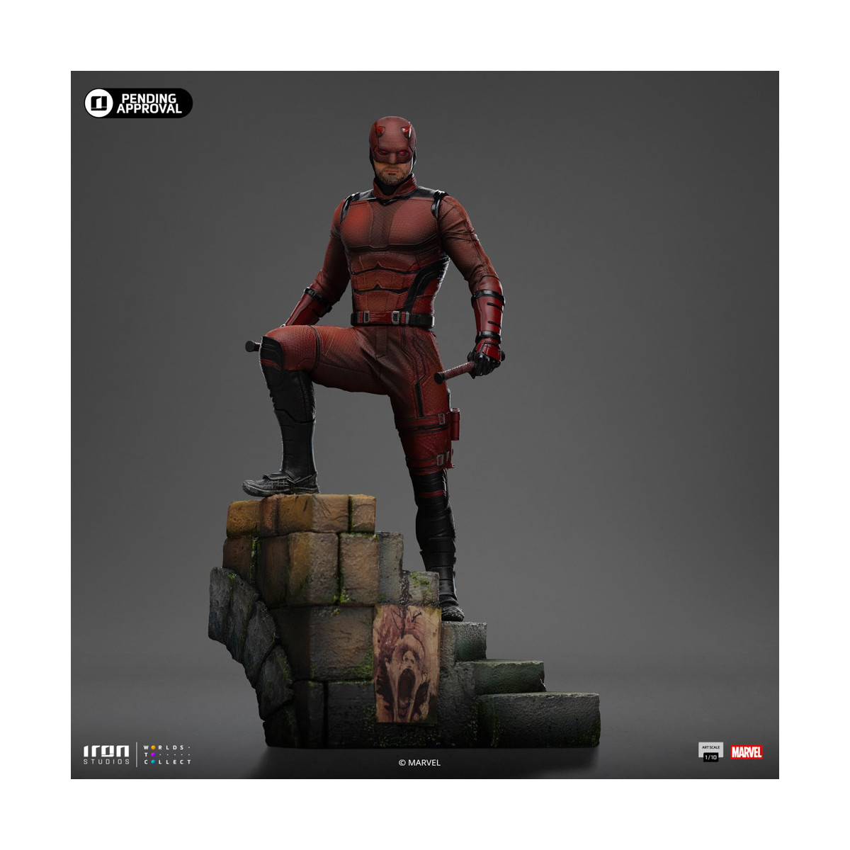 Iron Studios Marvel - Daredevil Born Again - Daredevil Art Scale 1/10