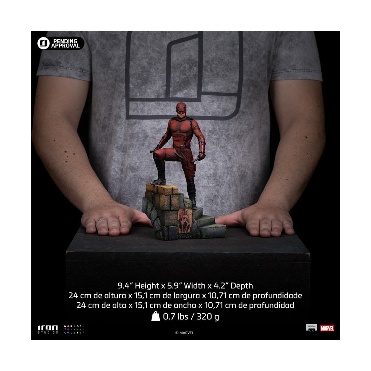 Iron Studios Marvel - Daredevil Born Again - Daredevil Art Scale 1/10