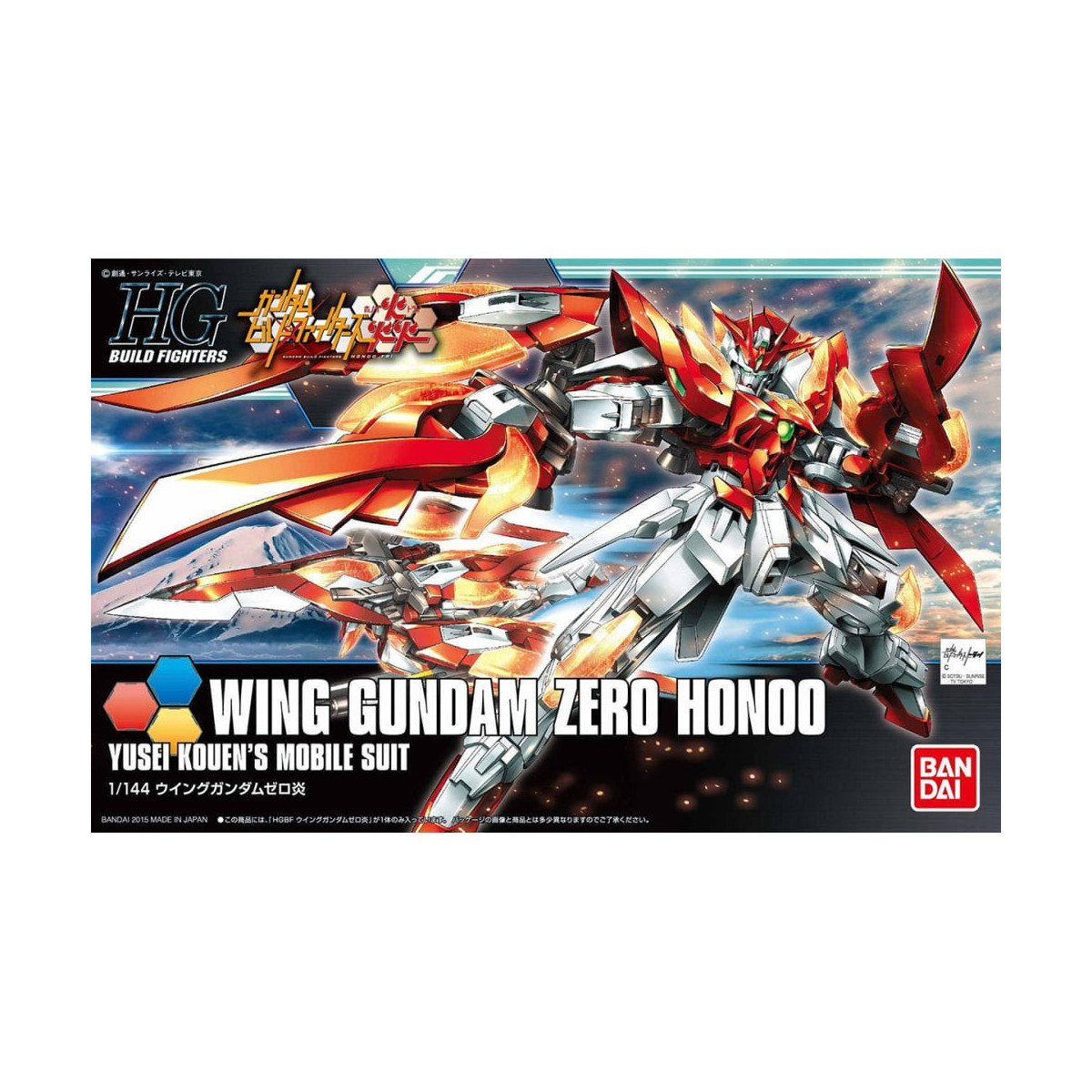 Bandai - Gunpla - Gundam Build Fighters 1/144 HG - WING GUNDAM ZERO HONOO