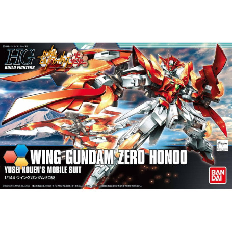 Bandai - Gunpla - Gundam Build Fighters 1/144 HG - WING GUNDAM ZERO HONOO