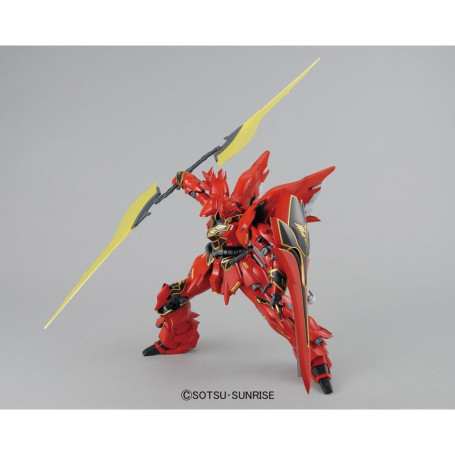 Bandai - Gunpla - 1/100 MG - MSN-06S SINANJU Anime Color Ver. - Mobile Suit Gundam Unicorn