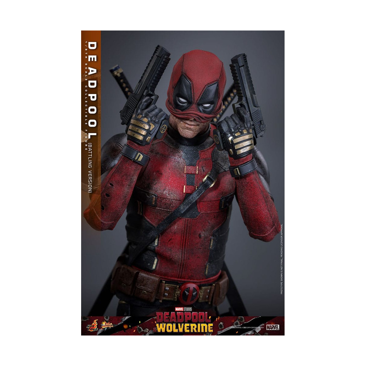 Hot Toys Marvel Deadpool & Wolverine - Deadpool (Battling Version) MMS 1/6
