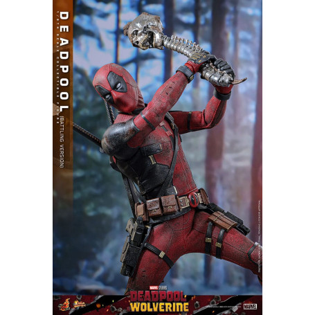 Hot Toys Marvel Deadpool & Wolverine - Deadpool (Battling Version) MMS 1/6