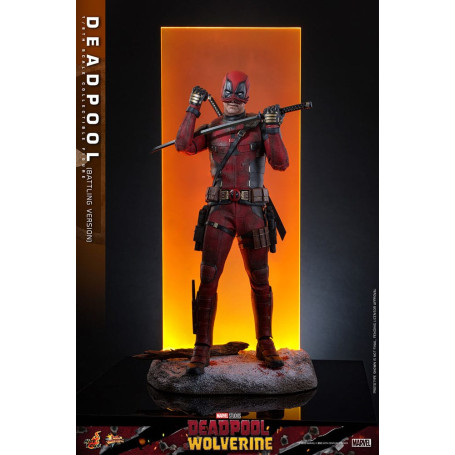 Hot Toys Marvel Deadpool & Wolverine - Deadpool (Battling Version) MMS 1/6