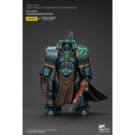 Joytoy - Warhammer - Alpha Legion - Legion Praetor in Cataphractii Terminator Armour - The Horus Heresy
